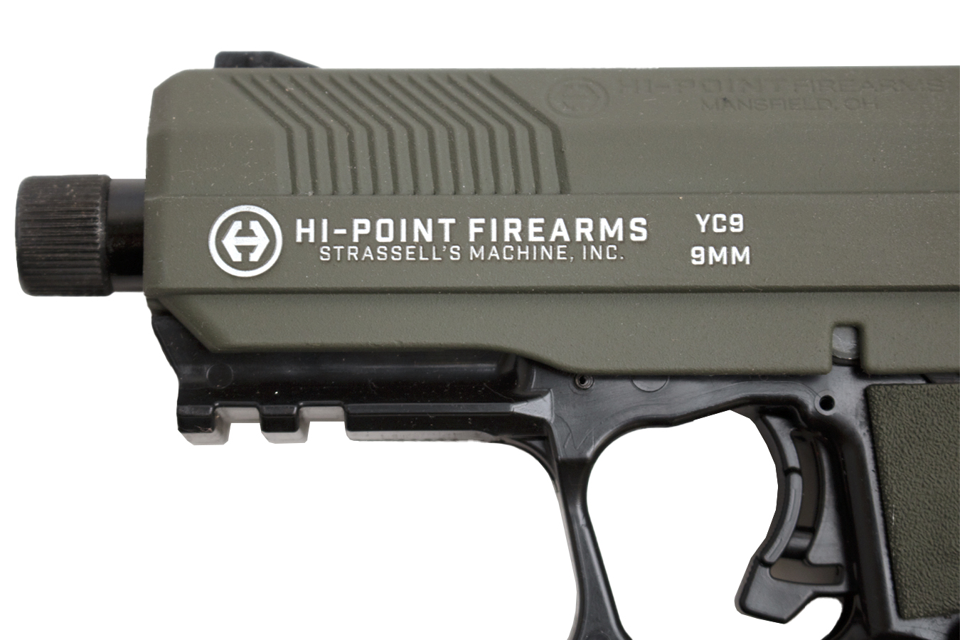 HI POINT YC9 9mm Optic Ready Pistol with OD Green Finish